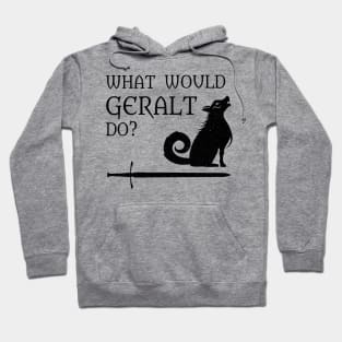 WWGD: What Would Geralt Do? (Distressed) Hoodie